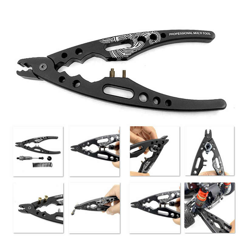 Professional Multi Tool Metal Clamp Shock Absorber Pliers Ball Head Clip HUDY for RC 1/8 1/10 RC Car