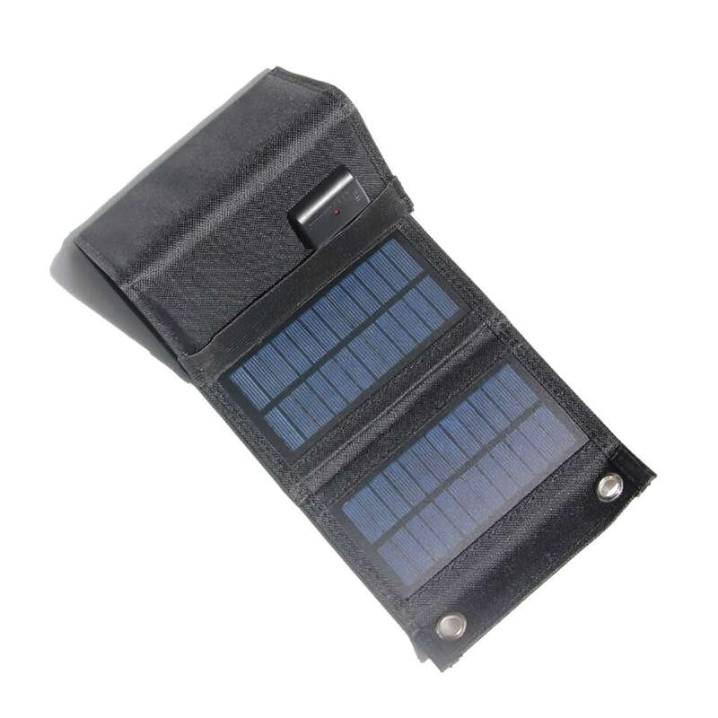 7.5W Solar Folding Bag 5V 1.5A Max USB Outdoor Cell Phone Portable Solar Charger Charging Board