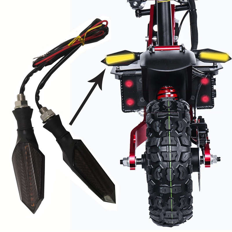 36-60V Universal Electric Scootor Taillight E-bike Turn Signal Light + Brake Light For LAOTIE ES18 E