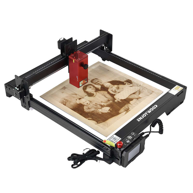 ENJOYWOOD 20W PRO Quad-Laser Engraving Cutting Machine Laser Engraver Built-in Air Assist System 20W
