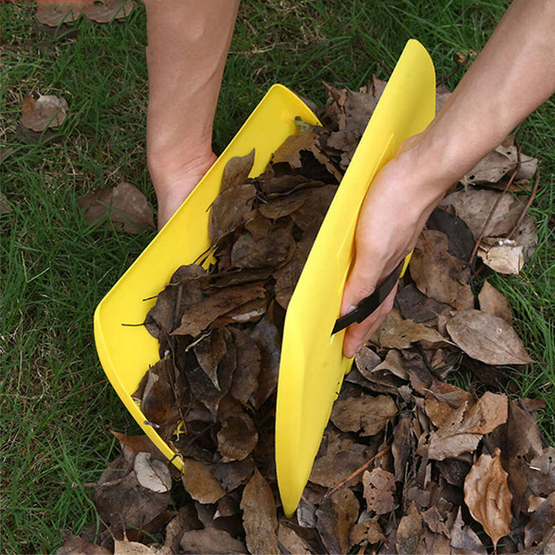 Garden and Yard Leaf Scoops Hand Rakes Large Sized Multiple Use Outdoor Leaf Clip Gardening Plastic