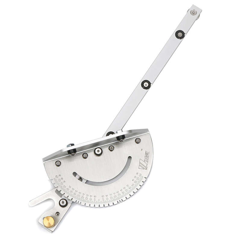 Wnew Upgraded Miter Gauge Brass Handle Table/Saw Router Miter Gauge Sawing Assembly Ruler