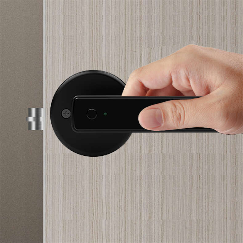 Tuya BLE Smart Door Lock Fingerprint Password Key APP Unlock Home Security Anti-theft Locks Wire-fre