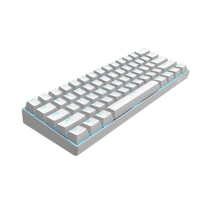 Royal Kludge RK61 Mechanical Keyboard bluetooth Wired Dual Mode 60% Golden / Ice Blue Backlit Gaming