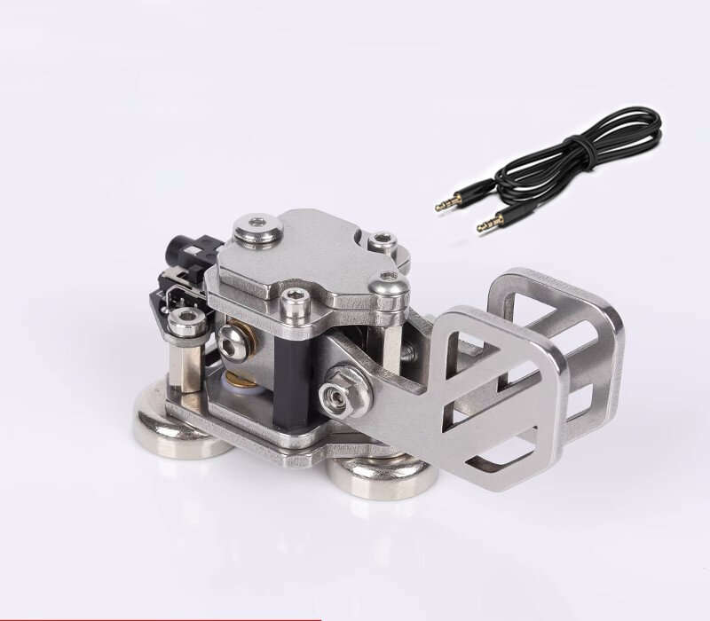CW Morse Code Keys Automatic - Radio HAM Send Telegram Double Paddlewith Stainless Steel Body Three