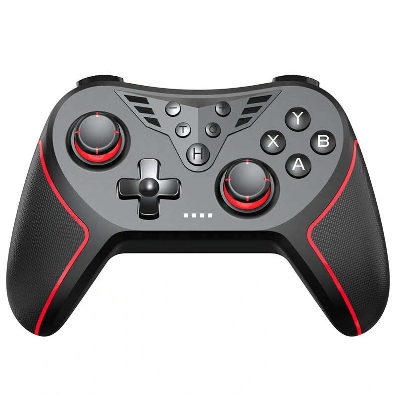 T43 Wireless bluetooth Gamepad with Hall Joystick Dual Motors Vibration Turbo Function for PS4/NS/An