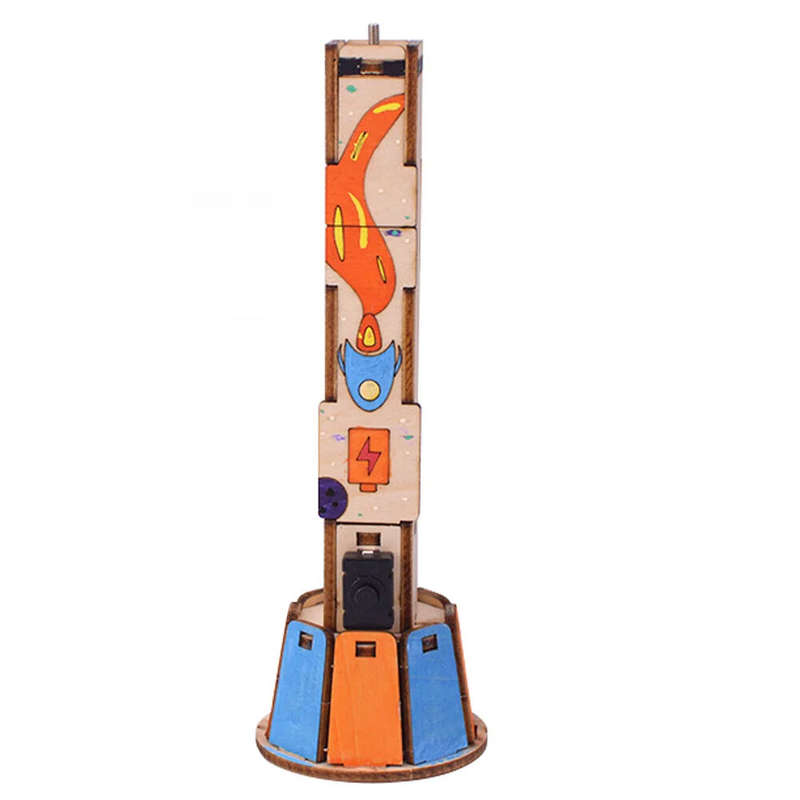 DIY Science Experiment Kit with Flashlight Educational Model Physics Toys Project Gift Kids Children
