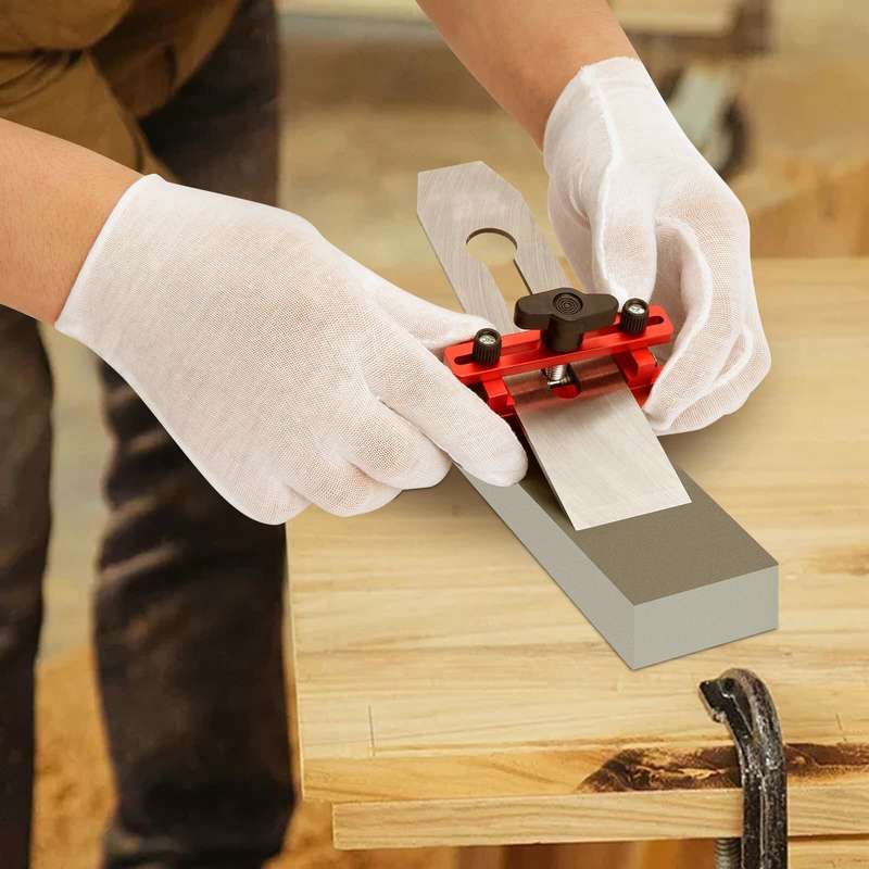 Upgrade Honing Guide Anti-slip Chisel Sharpening Jig for Chisels and Planes Sharpening Holder of Whe