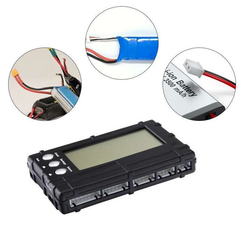 3 in 1 LCD RC Battery Discharger Balancer Meter Tester for 2-6S Lipo Li-Fe Battery Battery Voltage M