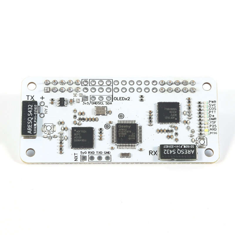 Duplex MMDVM Hotspot Board UHF VHF Buil-in Antenna Support P25 DMR YSF for Raspberry Pi Zero W 0W 2W