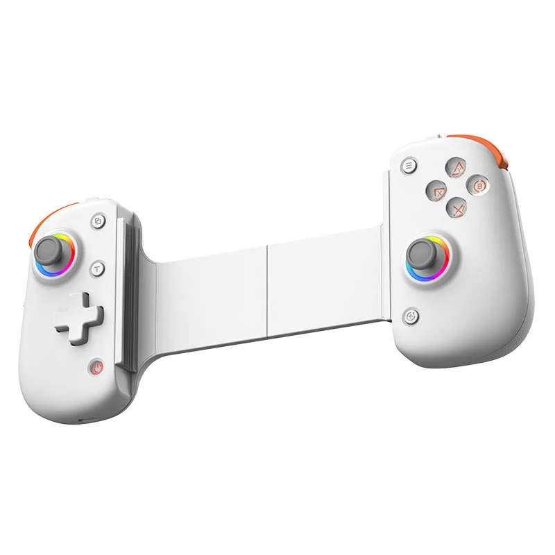 D8 PRO Mobile Phone Stretch Game Handle Dual Hall with Macro Programming RGB Lighting Effect 6-axis