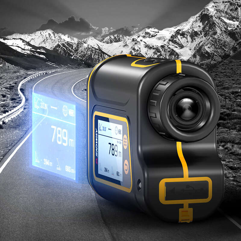 SNDWAY Telescope Laser Range Finder Digital Distance Meter SW-800/SW-1000/SW-1500 Monocular Golf Ran