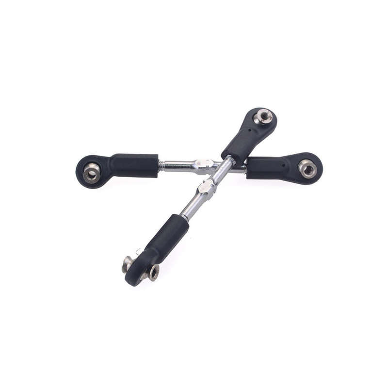2PCS ZD Racing 8124 Metal 75-85mm Steering Rod for 9116 08427 1/8 Rc Car Model Parts