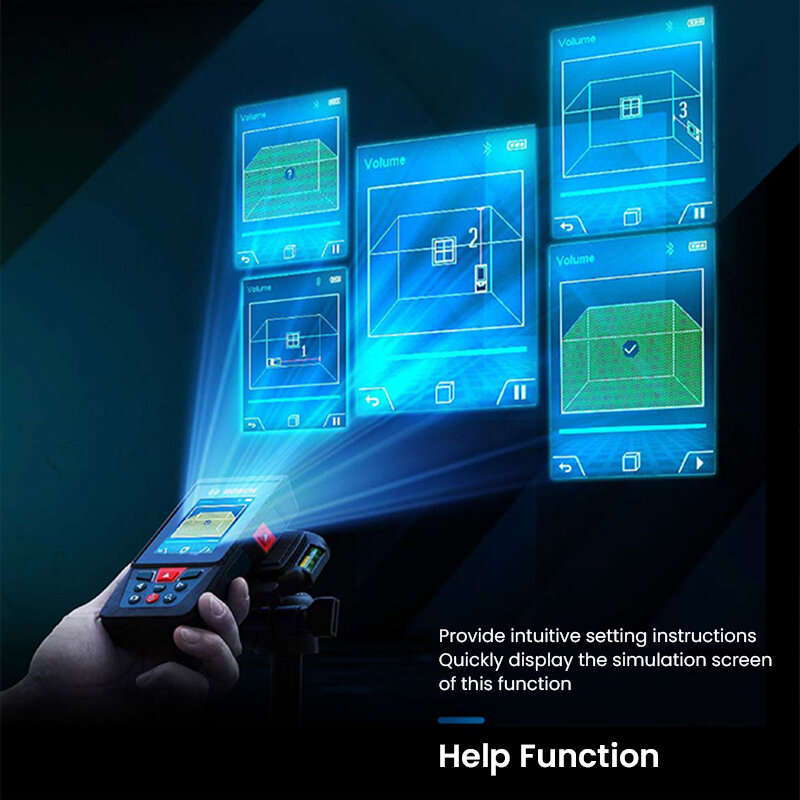 GLM 100-25 C Laser Rangefinder 100 Meters Bluetooth Inbuilt Camera Professional In/Outdoor Precise D