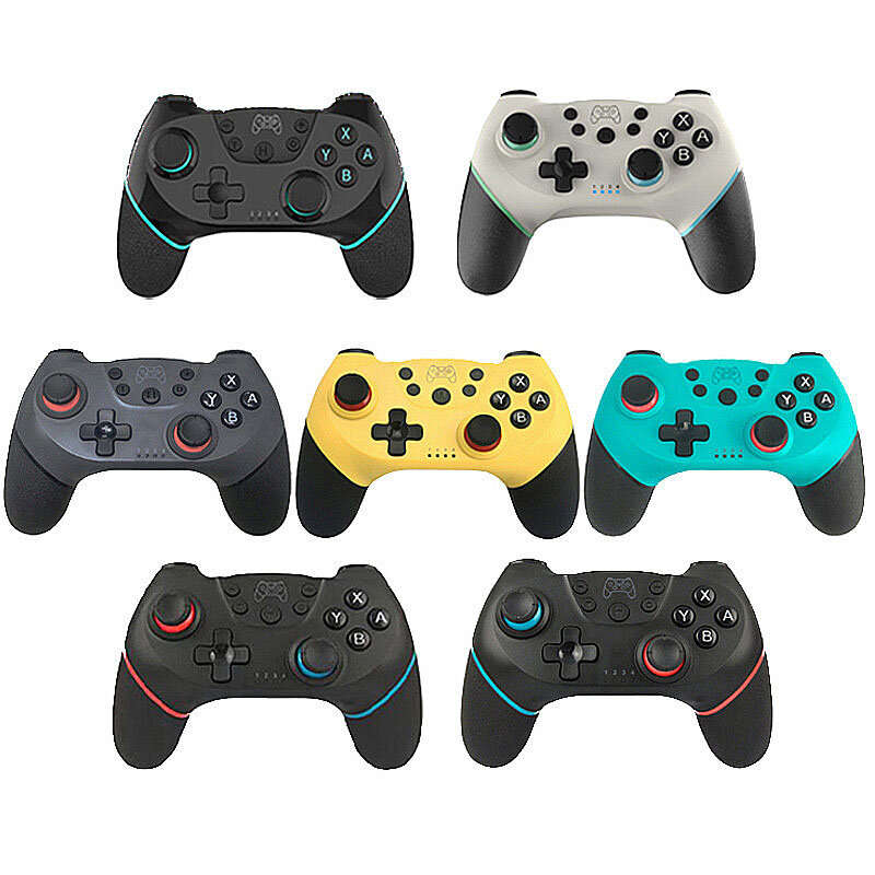 Wireless bluetooth Gamepad with Six Axis Dual Motor Vibration Gyro Axis Game Controller for Switch