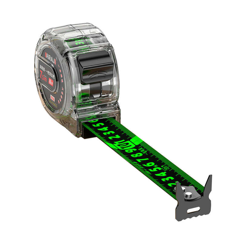 10M Fluorescent Steel Tape Measure with Circle Measuring Function Durable and Wear-Resistant Accurat