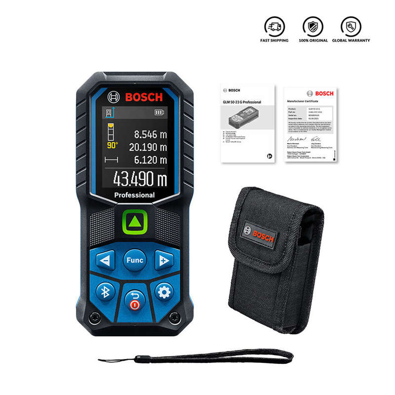 Professional GLM 50-27 CG Laser Measure Instrument 50M Green Laser Rangefinder IP65 Bluetooth Electr