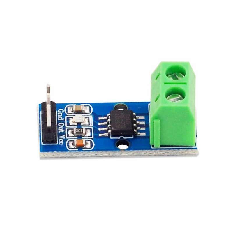 30A ACS712 Current Sensor Module with Green Terminal and Straight Pins for Arduinoo and DIY Projects