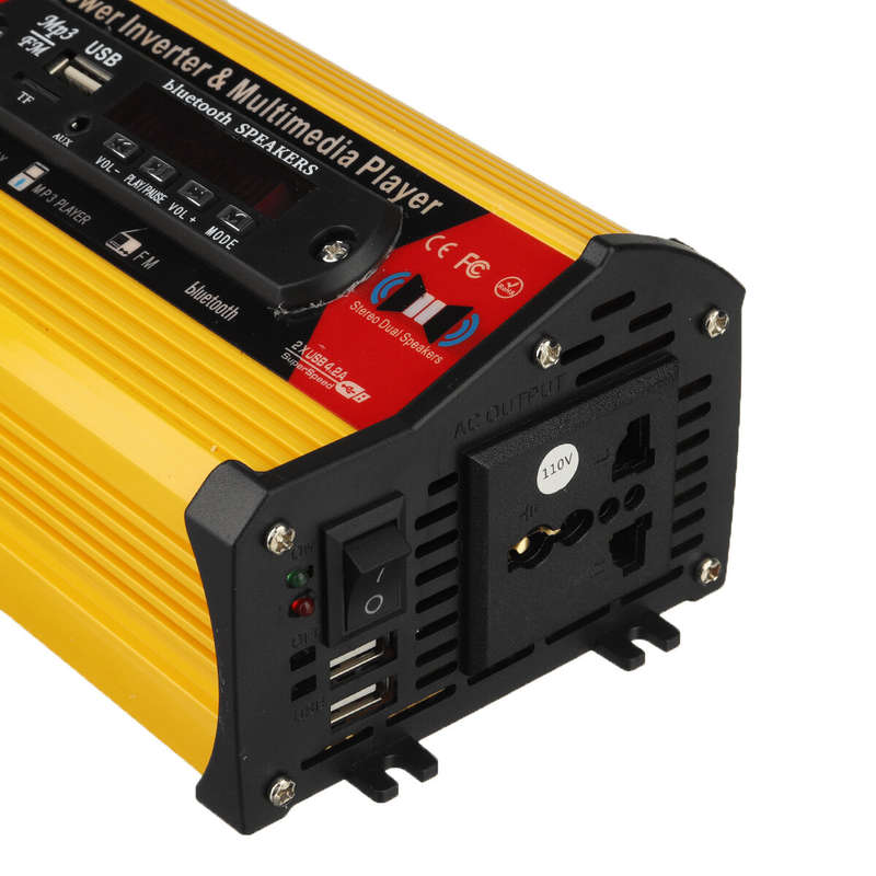 600W Car Power Inverter Modified Sine Wave Solar Inverter Power Inverter & MP3