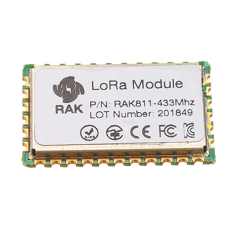 RAK811 LoRa Module SX1276 Wireless Communication Spread Spectrum WiFi 3000 Meters Support LoRaWAN Pr