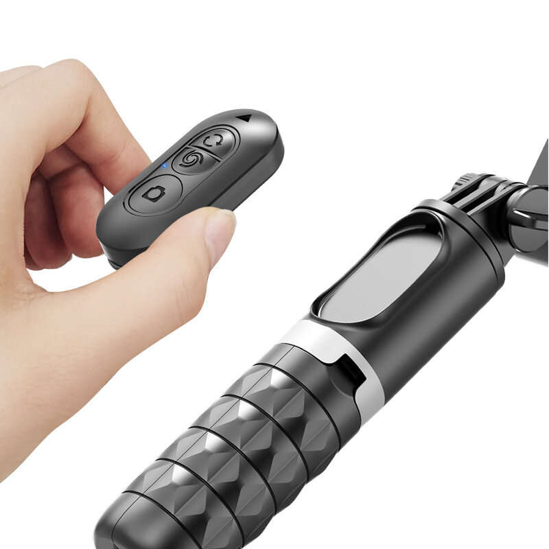 Portable Anti-shake Gimbal Stabilizer 360 Rotation Following Shooting Mode Selfie Stick Tripod Gimba
