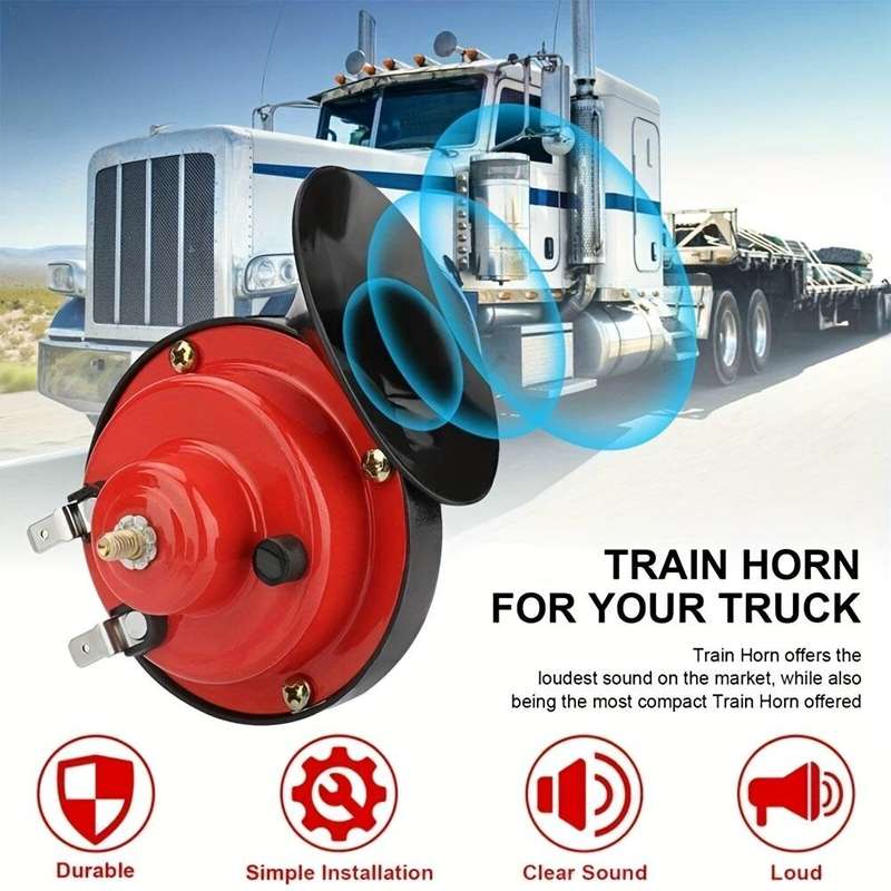 12V 300db Car Snail Horn Waterproof Tweeter High Pitch Car Electric Horn Universal For 12V Car Motor