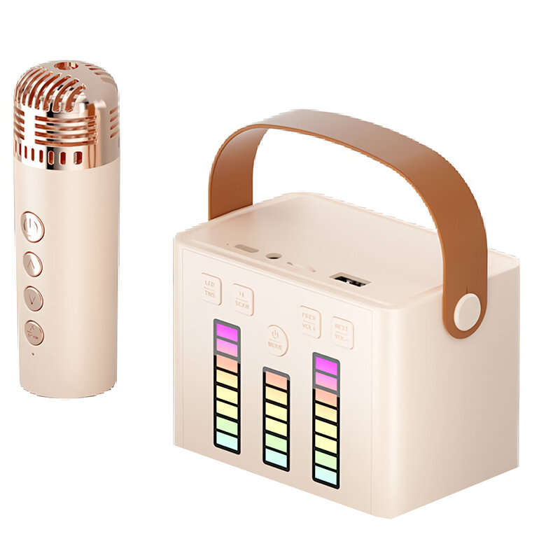 Q2 bluetooth Speaker Portable Speaker with Microphone K-song 360 Surround Sound Subwoofer Built-in D