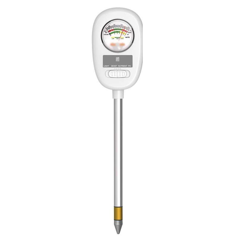 4-in-1 Multifunctional Soil Tester with Light Moisture Nutrient and PH Detection Ideal for Indoor Pl