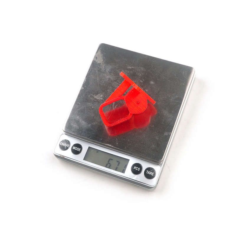 Happymodel Crux3 1S ELRS Spare Part 3D Printing TPU Insta360 GO 2 and Caddx Peanut Camera Mount Hold