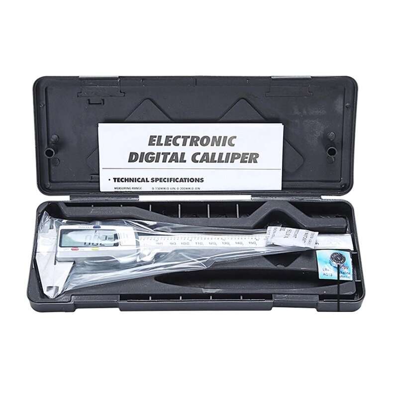 ETOPOO 0-150mm Stainless Steel Digital Vernier Caliper 0.01mm with Depth Measuring Rod