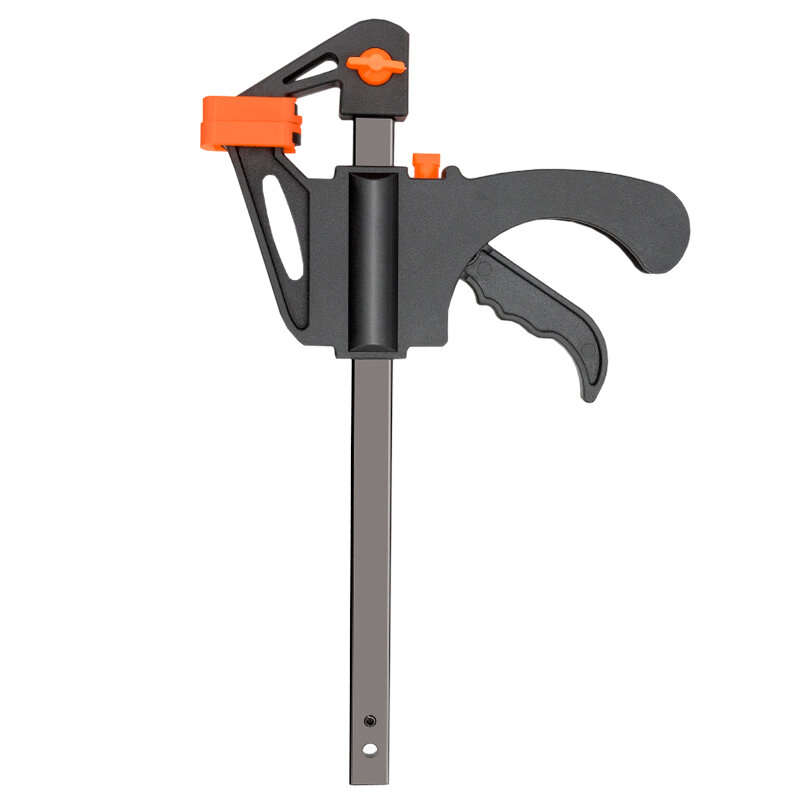 2pcs 4 Inch Woodworking F Clamp Quick Ratchet Release Speed Squeeze Bar Clamp Clip Spreader DIY Wood