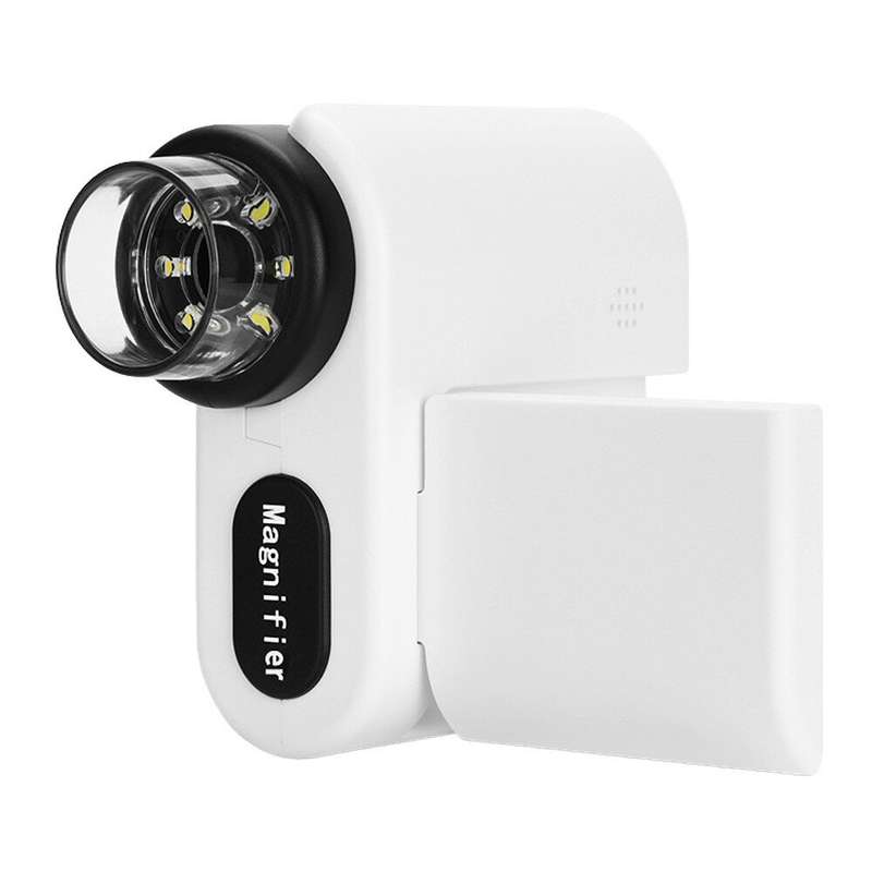 New Children's Handheld DV Microscope Telescope Digital Camera Sports HD Photo and Video Shooting Wh