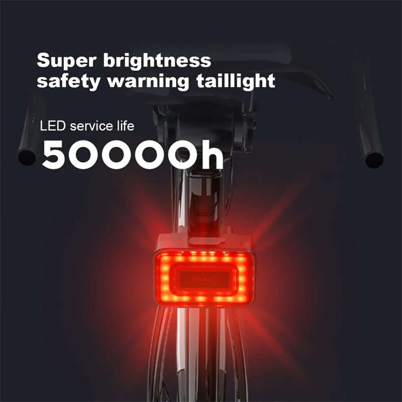 BIKIGHT Bike Radar Taillight 1500mAh Battery 7 Light Modes 3 Radar Modes Type-C Rechargeable IP64 Wa