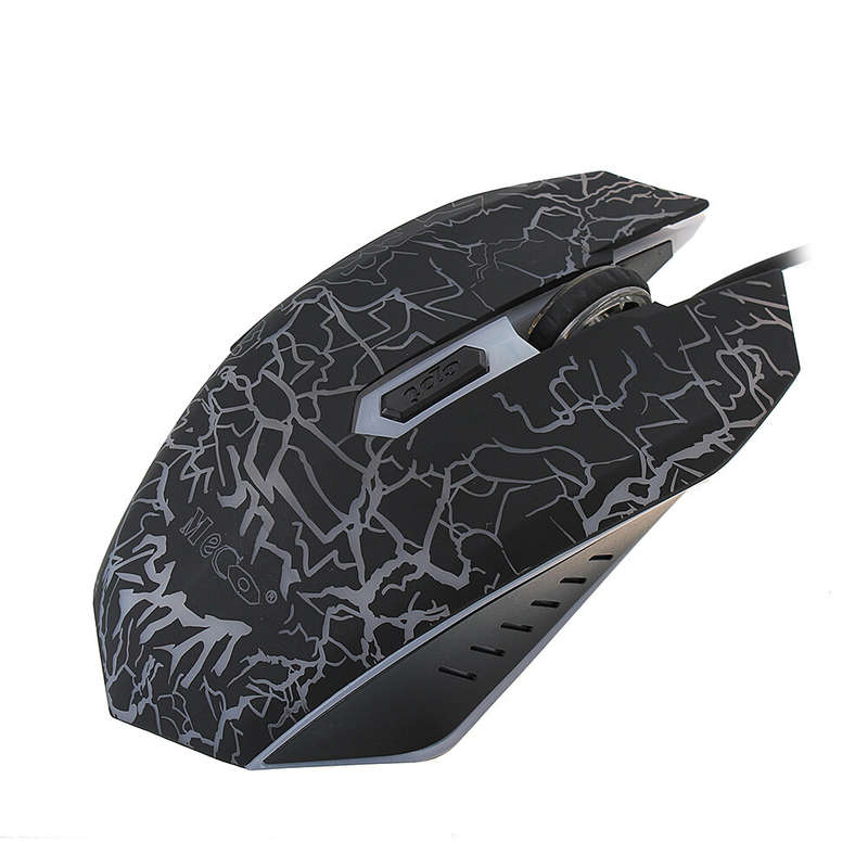 ELEGIANT YX-898 Wired Mouse 2400DPI 6 Buttons LED USB Wired Mouse Optical Computer Mice for Home Off