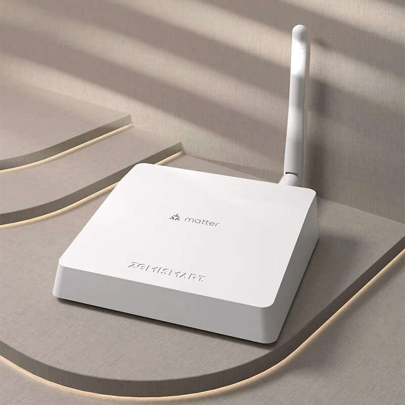 M6 Zemismart Hub Matter Zigbe Gateway with Antenna Work with Tuya Homekit Google Home SmartThings Ap