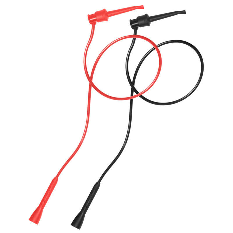 Universal Multimeter Test Hooks with 2mm Direct Plug Digit Meter Probe Hook Design Ideal for Electri