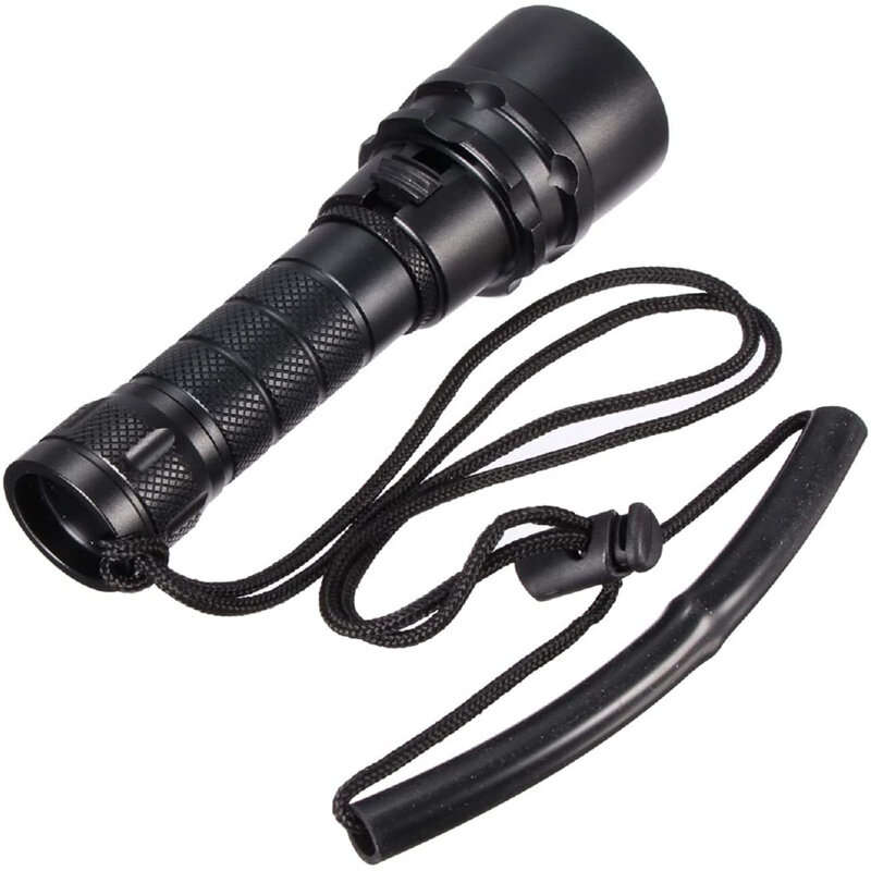 High Power Diving Flashlight IP68 Waterproof Professional Dive Lights 18650 Battery for Deep Sea Und
