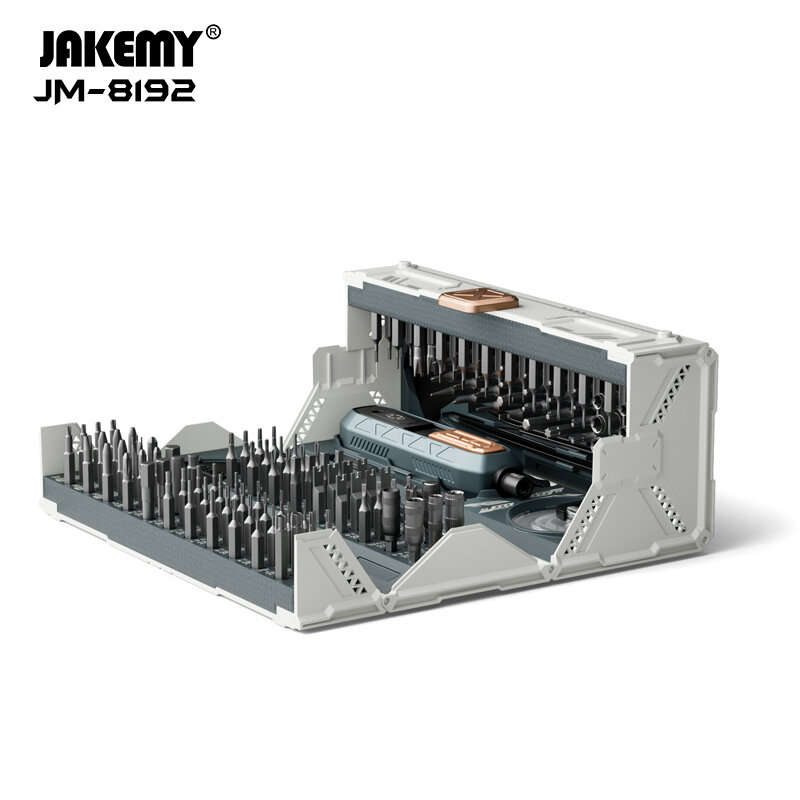 JM-8192 Multi-Functional 180-in-1 Precision Screwdriver Tool Set Chrome Vanadium Bits Stripped Screw