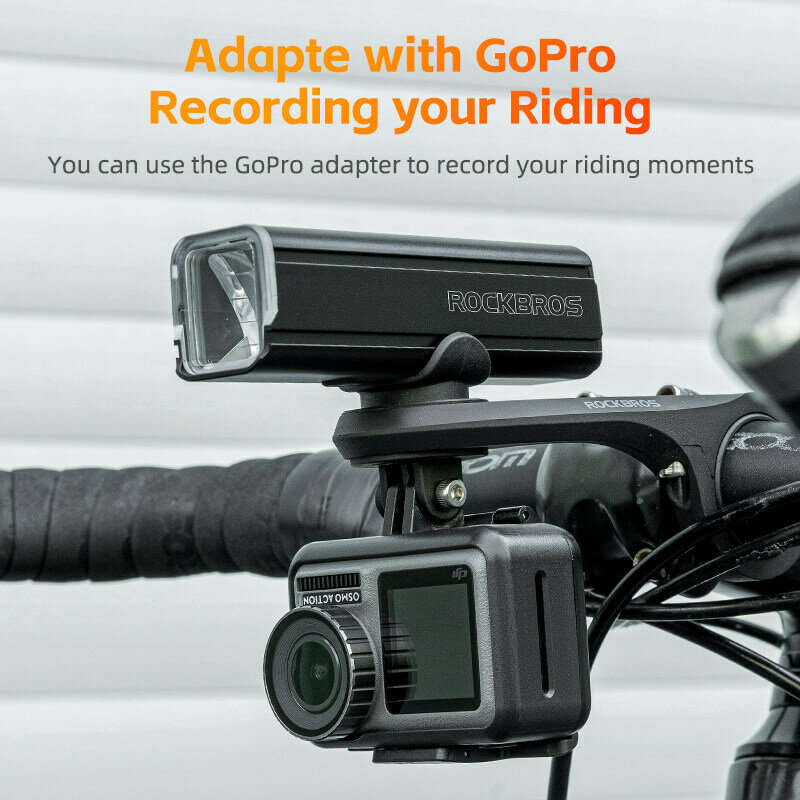 ROCKBROS Bike Mount Multifunctional Handlebar Waterproof Ultralight Cycling Stand Speedometer Camera
