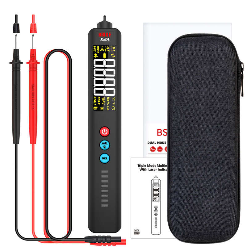 BSIDE Bside X2 Smart Digital Multimeter Infrared Temperature Measuring Lcd Screen Ac Dc Voltage Dete