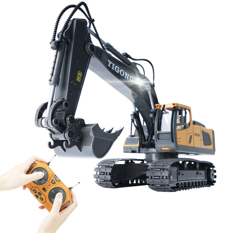 1044 RC Excavator 1/20 2.4GHz 9CH RC Car Construction Truck Engineering 40min Playing Time Vehicles