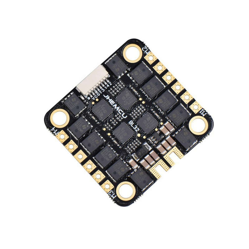 30.5x30.5mm JHEMCU BL32-55 55A 3-6S BLheli_32 32Bits DShot1200 4In1 Brushless ESC for RC Drone FPV R
