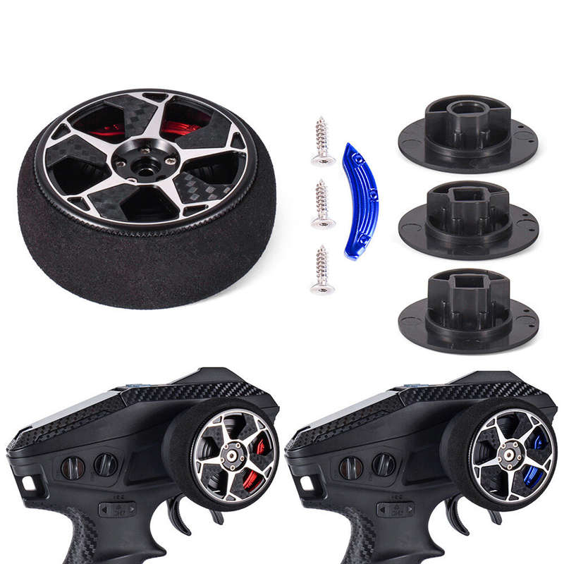 Dumborc RC Transmitter M3 Metal Handwheel Steering Wheel for DUMBORC DDF-350 X6PM X10P Radiolink FLY
