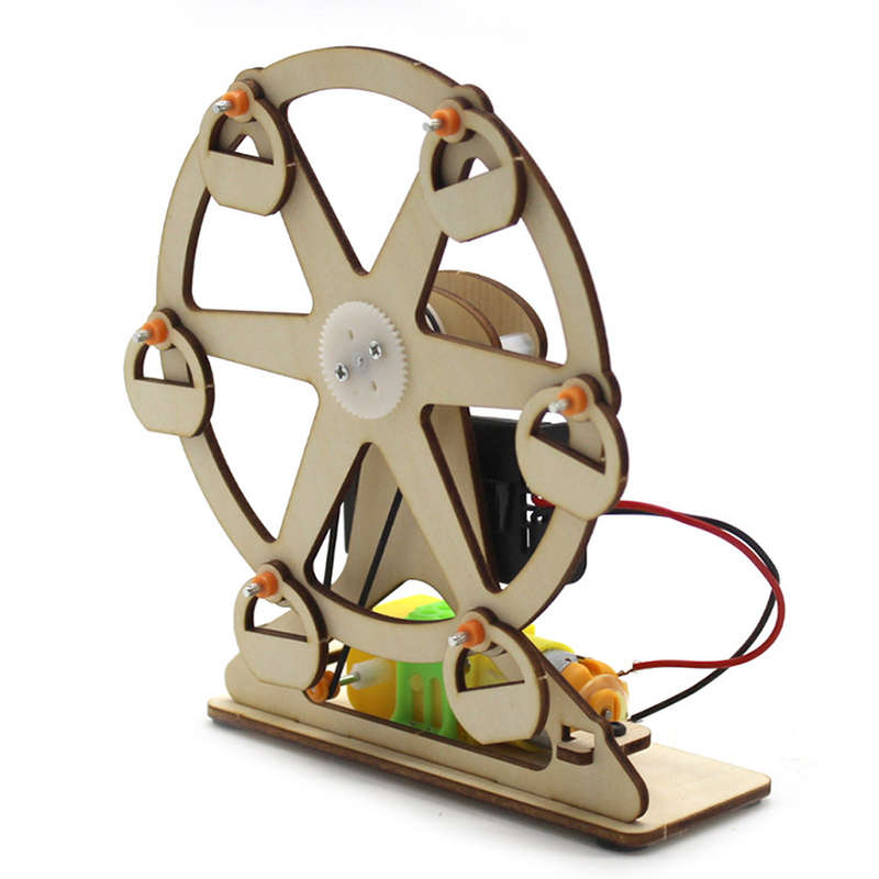 Wooden Ferris Wheel Model Assembly Kit DIY Children's Science Experiment Education Toy Student Techn