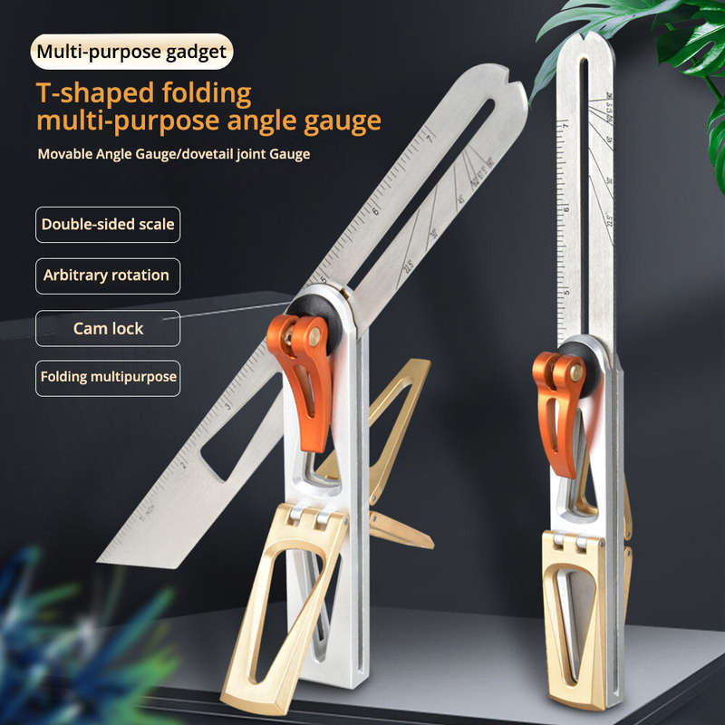 Dovetail Jig with Precise 6:1 and 8:1 Slopes for Woodworking Dovetail Guide Includes T-Bevel Sliding