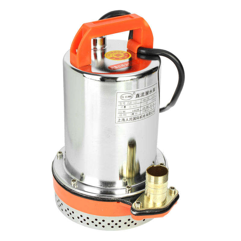 DC 12V 50L/M Water Pump Submersible Well Pump Swimming Pool Pond Flood Drain
