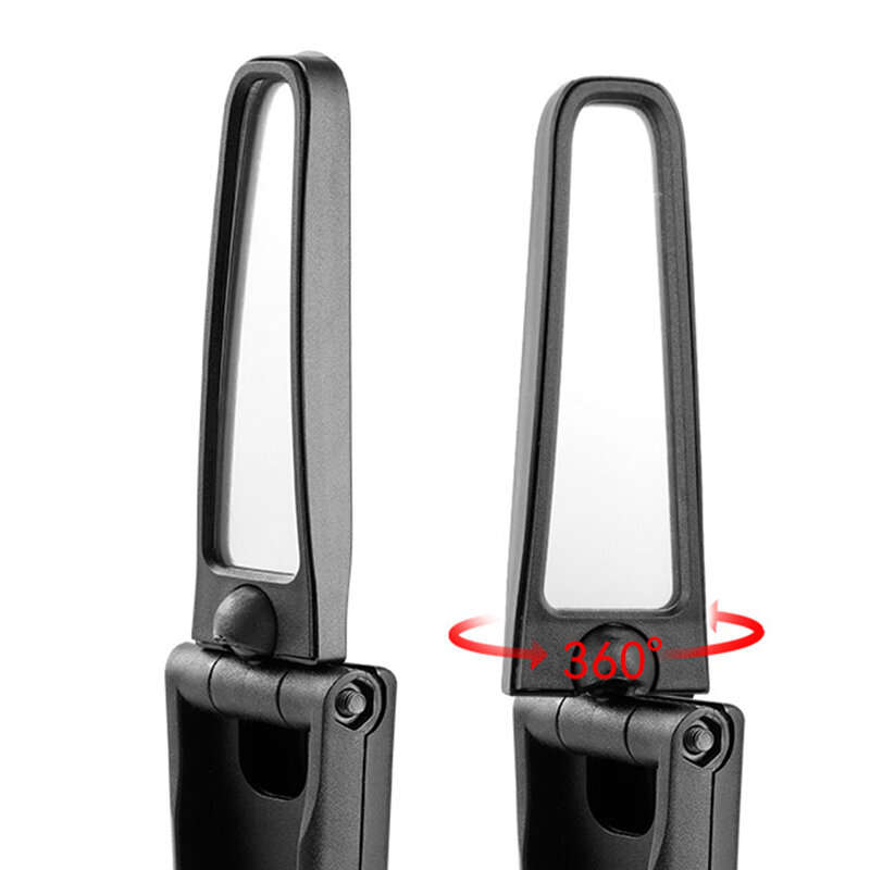 360 Degrees Rotatable Bike Rear View Mirror Acrylic MTB Bike Mirror Folding Handlebar Rear View Bike