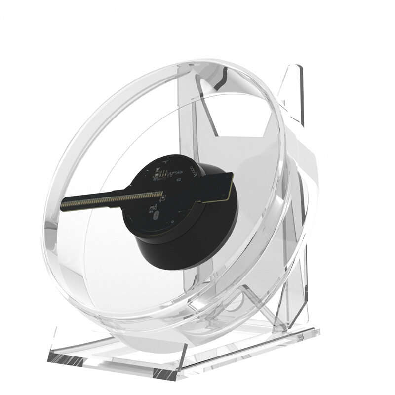 3D Fan Hologram Projector Remote Display Support Images and Video for Placing on Desks, Restaurants,