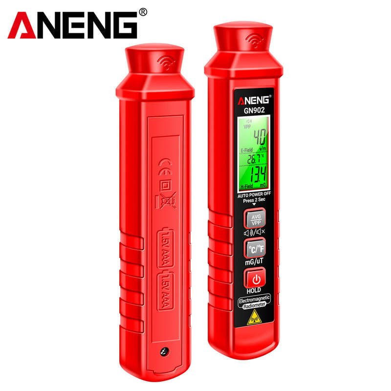 ANENG GN902 Electromagnetic Radiation Tester 3-in-1 Electric Field Magnetic Field Temperature Detect