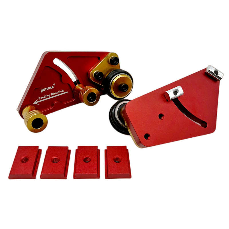 Upgraded Bearing Roller Feeder Aluminum Alloy Feather Loc Board Table Saw Feeding Safety Propelling